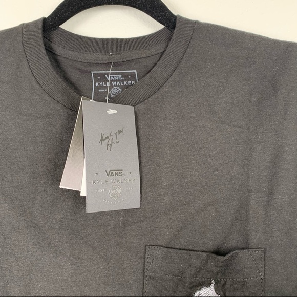 Vans Kyle Walker Tee Shirt Short Sleeve Black Sz M NWT - Picture 6 of 9